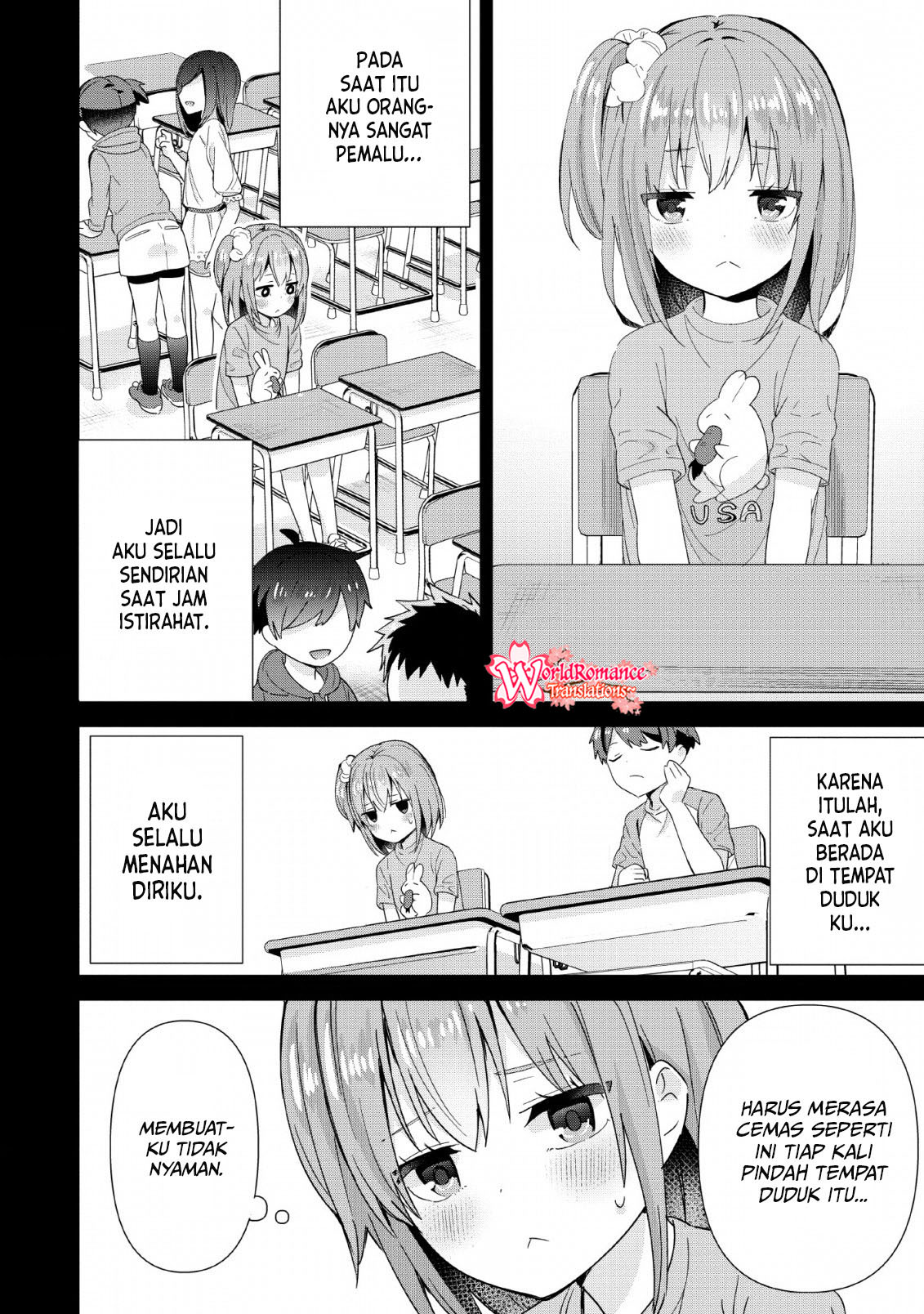 The Cute Girl Sitting Next to Me Is Trying to Make Me Fall in Love With Her as a Way to Ridicule Me, but the Tables Were Turned on Her Before She Knew It Chapter 02 Gambar 3